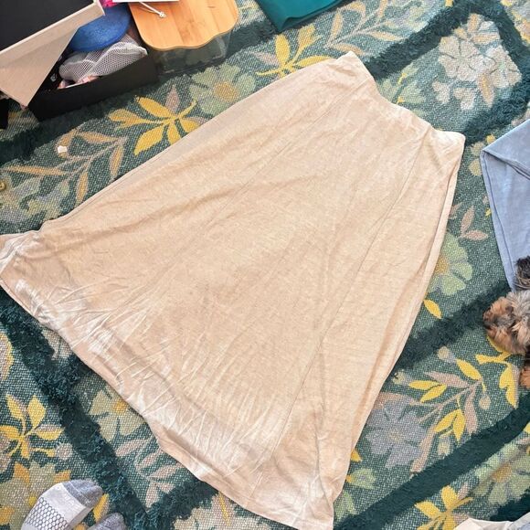 Isabella Bird Long Skirt Linen / Rayon Blend Size L - Picture 5 of 5